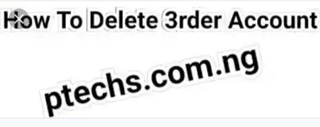 How To Delete 3rder Account
