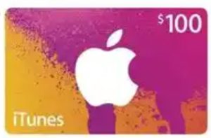 iTunes Gift Card Format